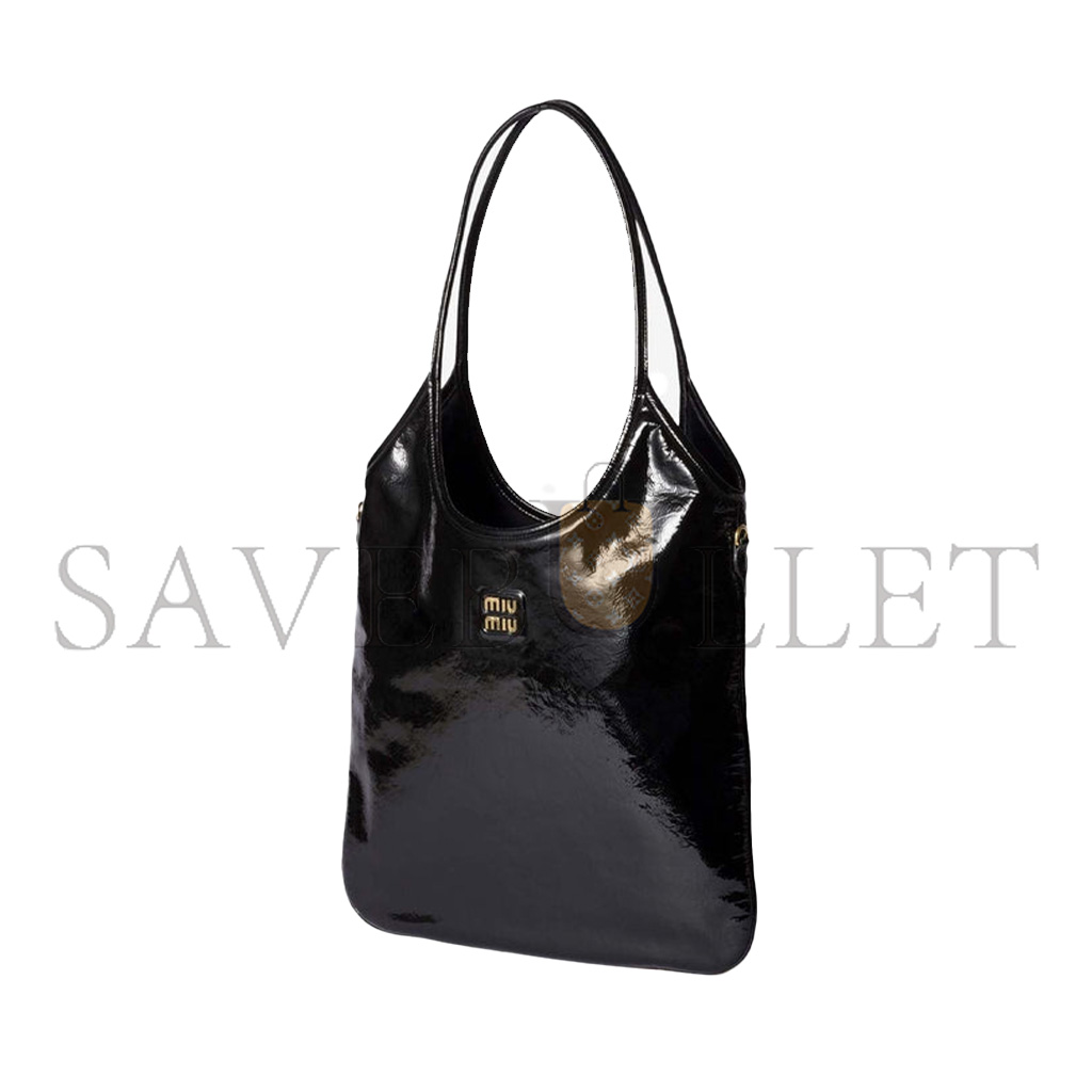 M1v M1v ivy naplak patent leather shoulder bag 5bg231 (40*35cm)